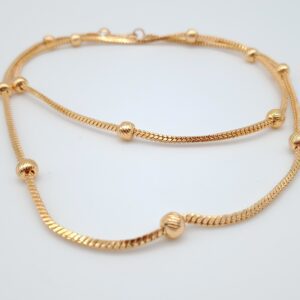 1 Gram Gold Plated Short Chain