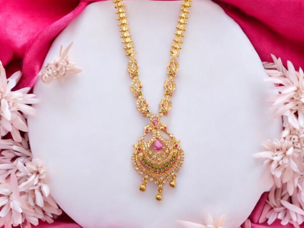 1 Gram Gold Plated Jewellery Set/Necklace Set