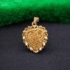Pretty Queen - 1 Gram Gold Plated Dollar/Pendant For Chains