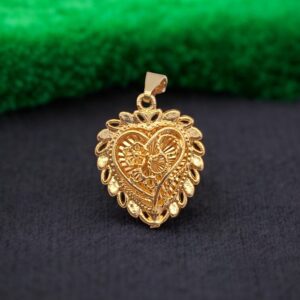 Pretty Queen - 1 Gram Gold Plated Dollar/Pendant For Chains