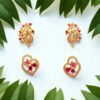 1 Gram Gold Plated Combo Earrings (Set of 2)