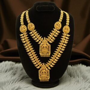 Forming Gold Plated Jewellery Set/Haaram Set