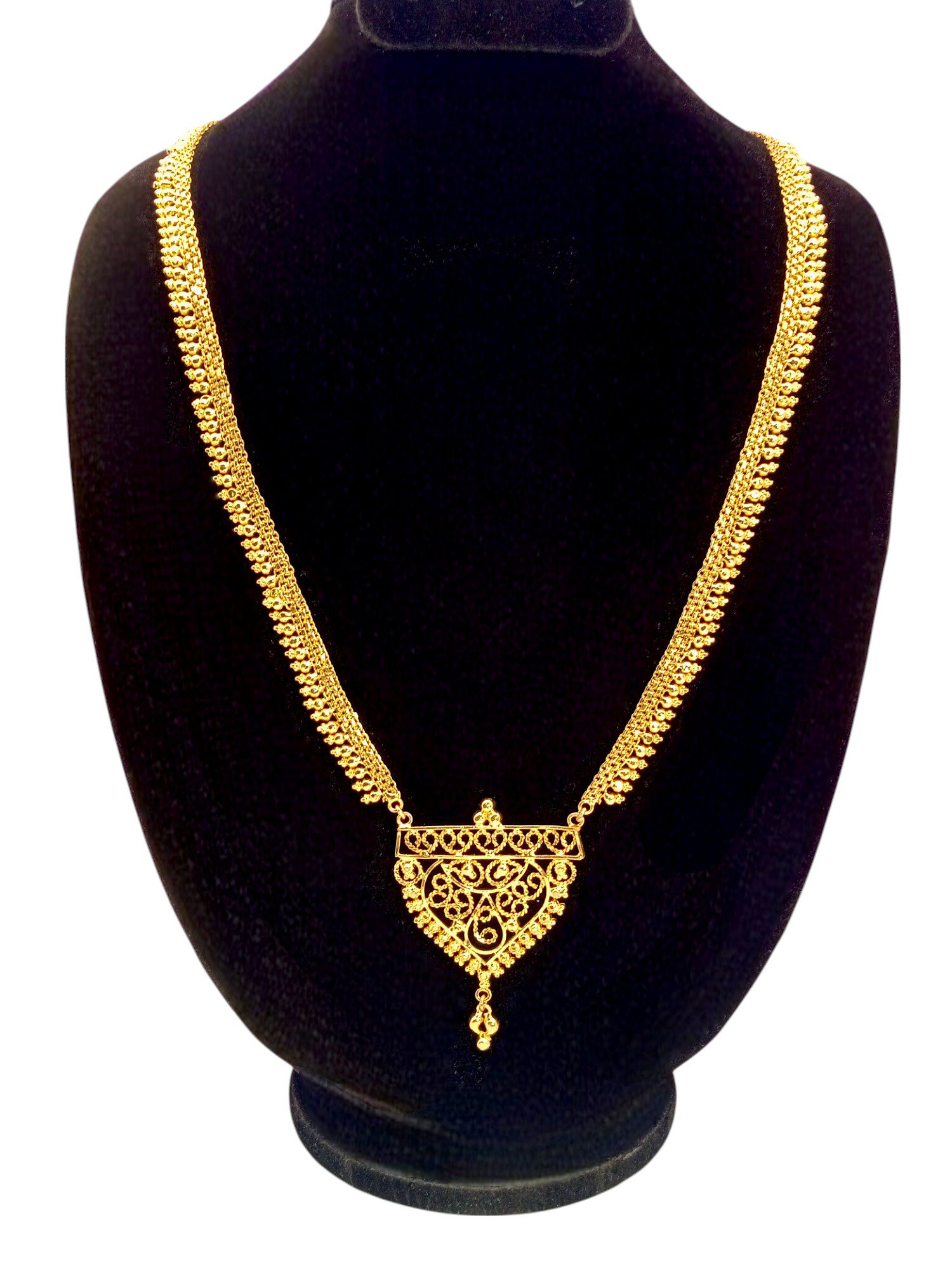 1 Gram Gold Plated Long Haaram