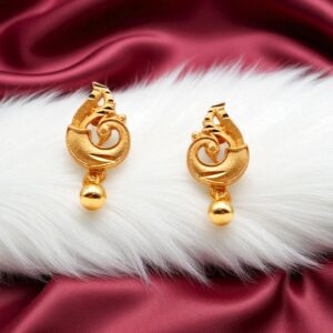 Forming Gold Plated Small Size Peacock Designed Drops