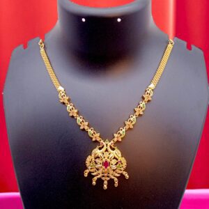1 Gram Gold Plated AD Necklace