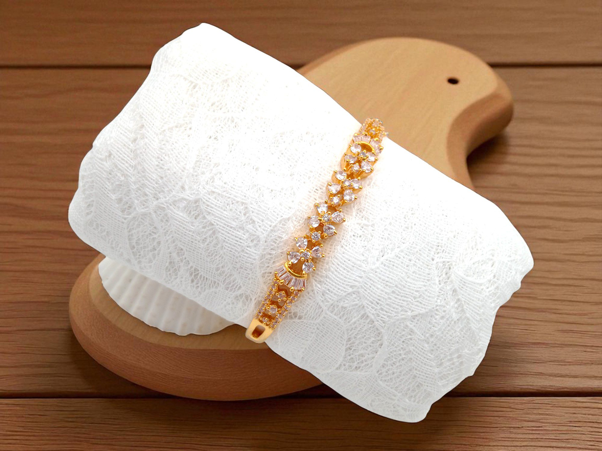 1 Gram Gold Plated AD Kaada