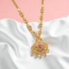1 Gram Gold Plated AD Necklace