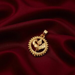 Forming Gold Plated Spritual Om Dollar