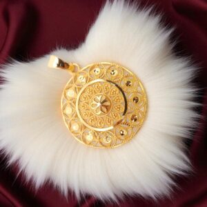 Forming Gold Plated Floral Dollar