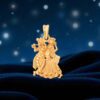 Forming Gold Plated Radhai Krishna Dollar