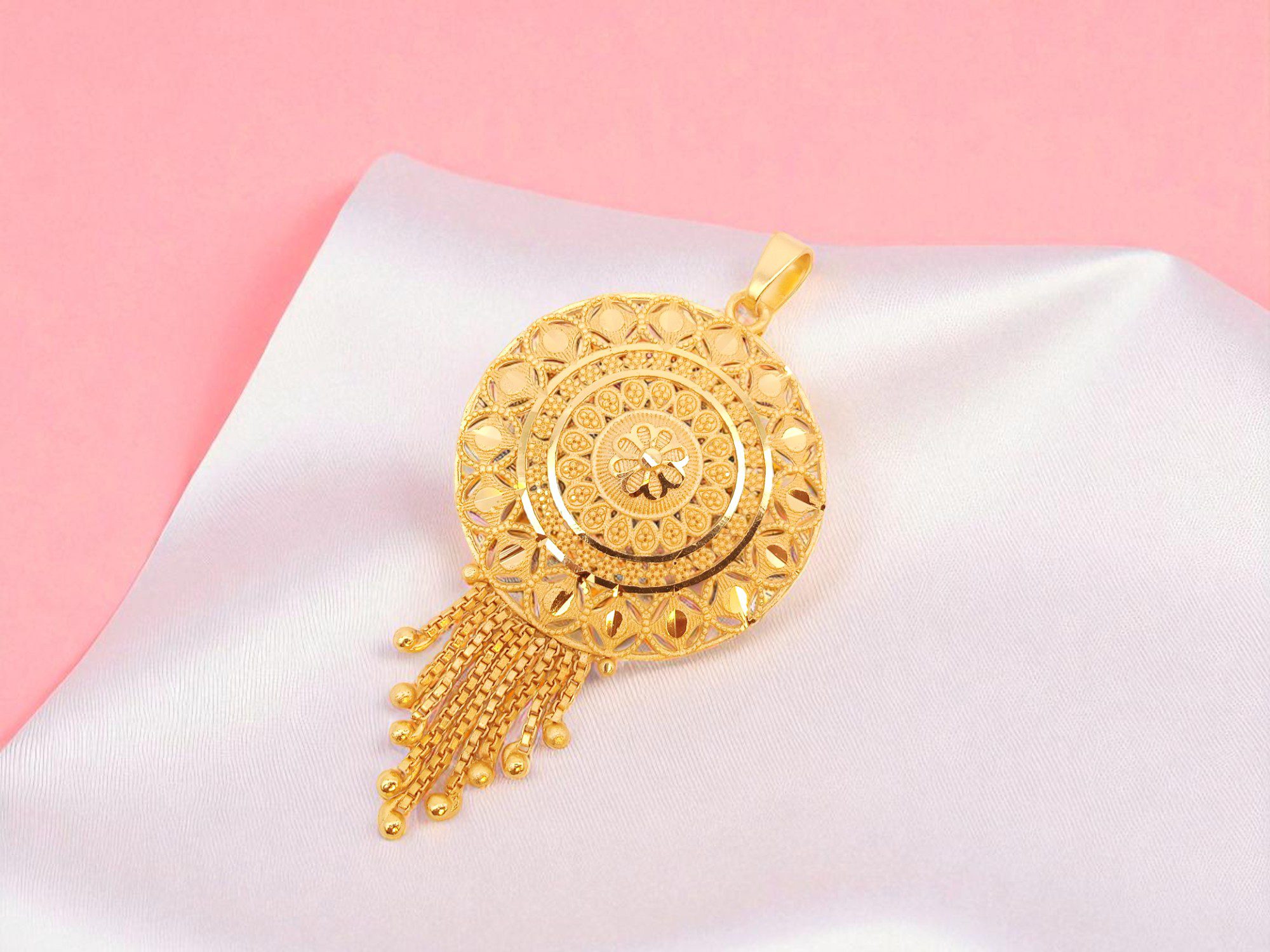 Forming Gold Plated Floral Dollar