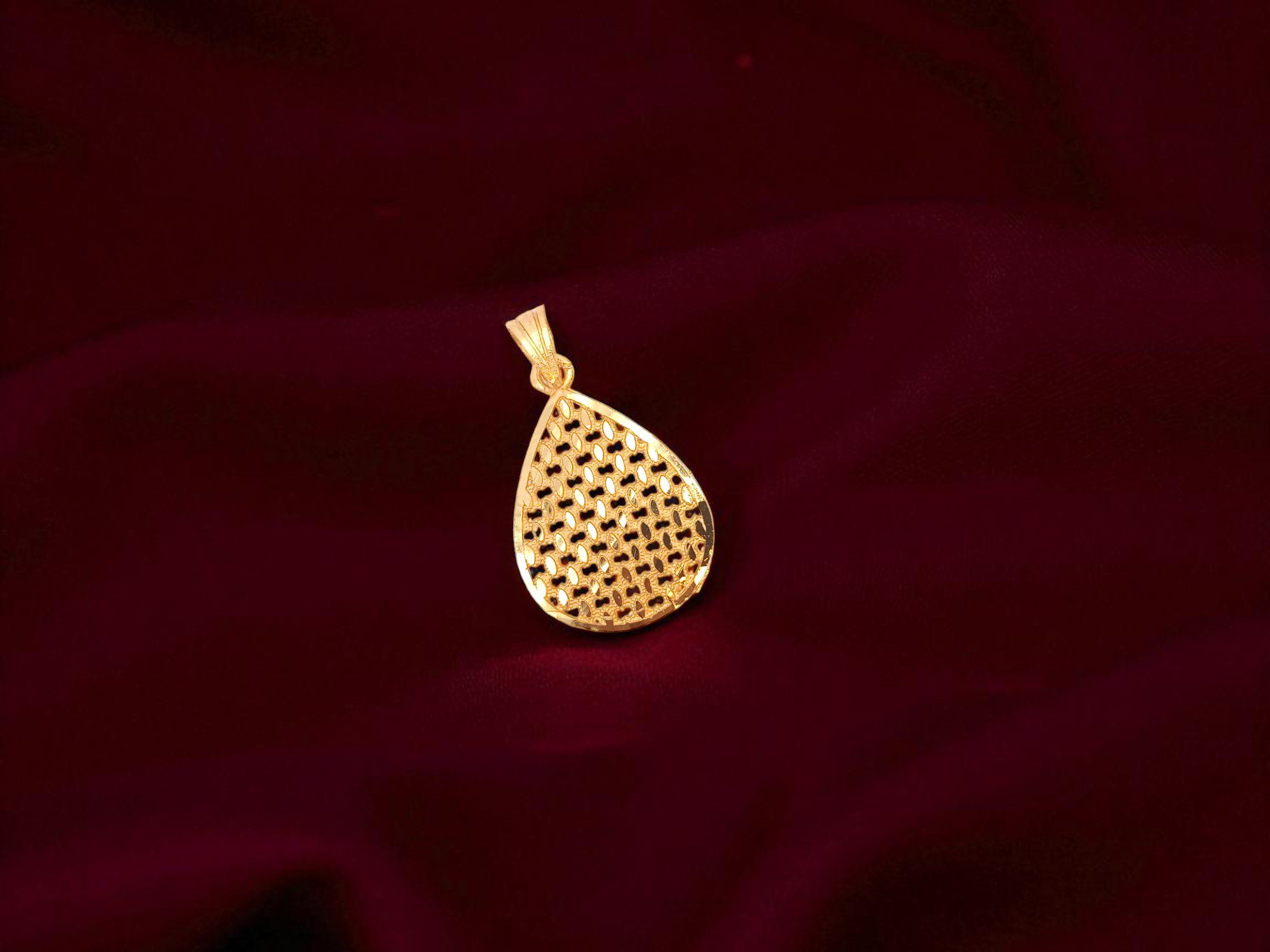 Forming Gold Plated Floral Dollar