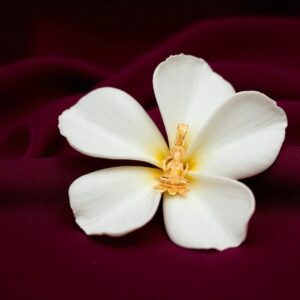 Forming Gold Plated Lakshmi Dollar