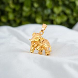 Forming Gold Plated Elephant Dollar