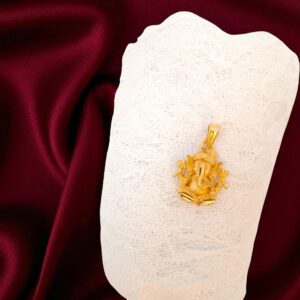 Forming Gold Plated Ganesha Dollar