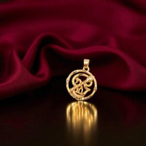 Forming Gold Plated Spritual Om Dollar