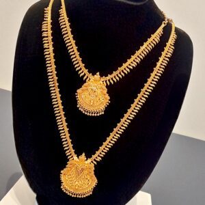 Forming Gold Plated Jewellery Set/Haaram Set