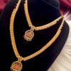 Forming Gold Plated Jewellery Set/Haaram Set