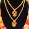 Forming Gold Plated Jewellery Set/Haaram Set