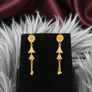 1 Gram Gold Plated Long Jhumki