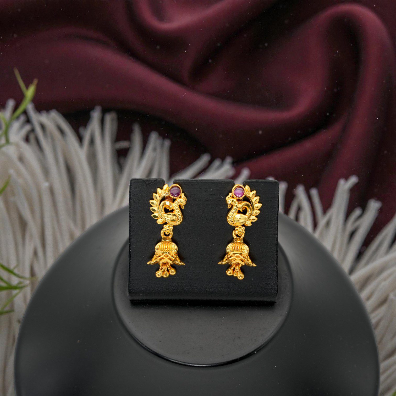 1 Gram Gold Plated Jhumki