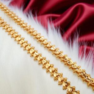 1 Gram Gold Plated Kerala Model Long Chain