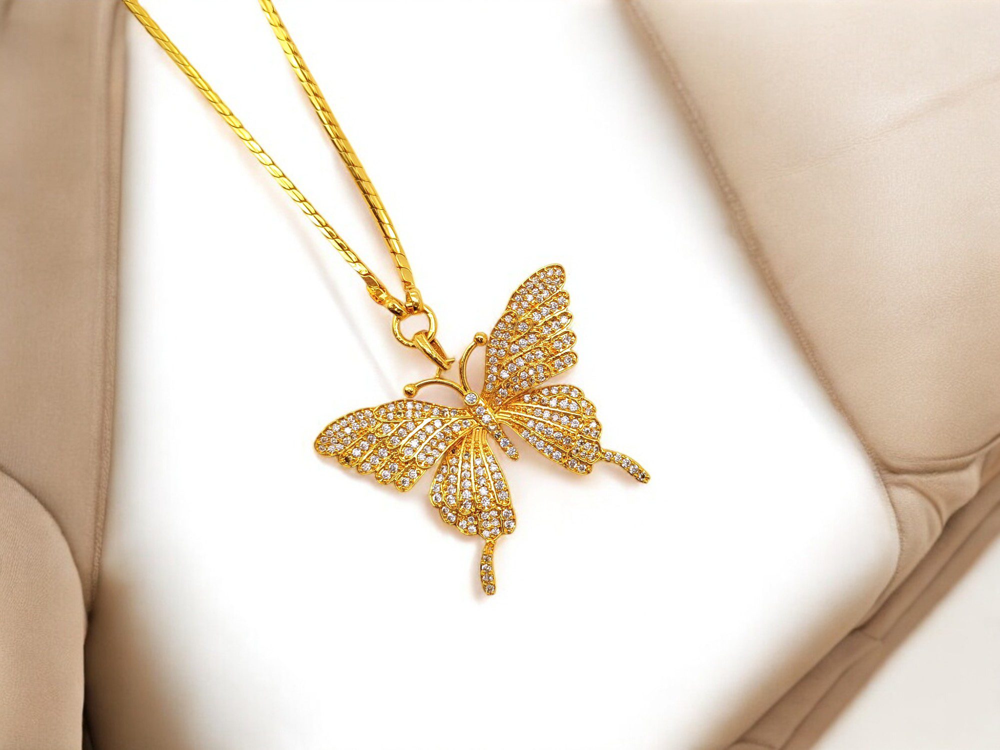 1 Gram Gold Plated Long Dollar Chain