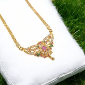 1 Gram Gold Plated Long Dollar Chain