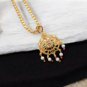 1 Gram Gold Plated Long Dollar Chain