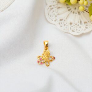 1 Gram Gold Plated Small Butterfly Dollar/Pendant