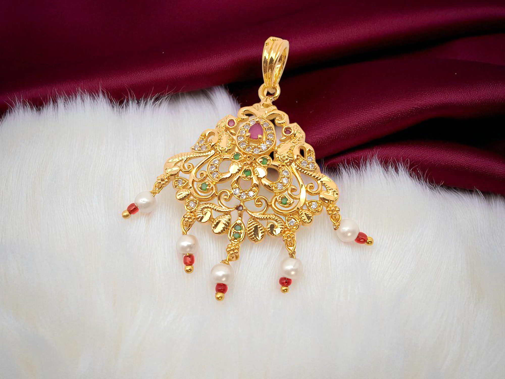 1 Gram Gold Plated Dollar/Pendant