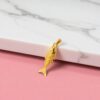 1 Gram Gold Plated Fish Dollar/Pendant