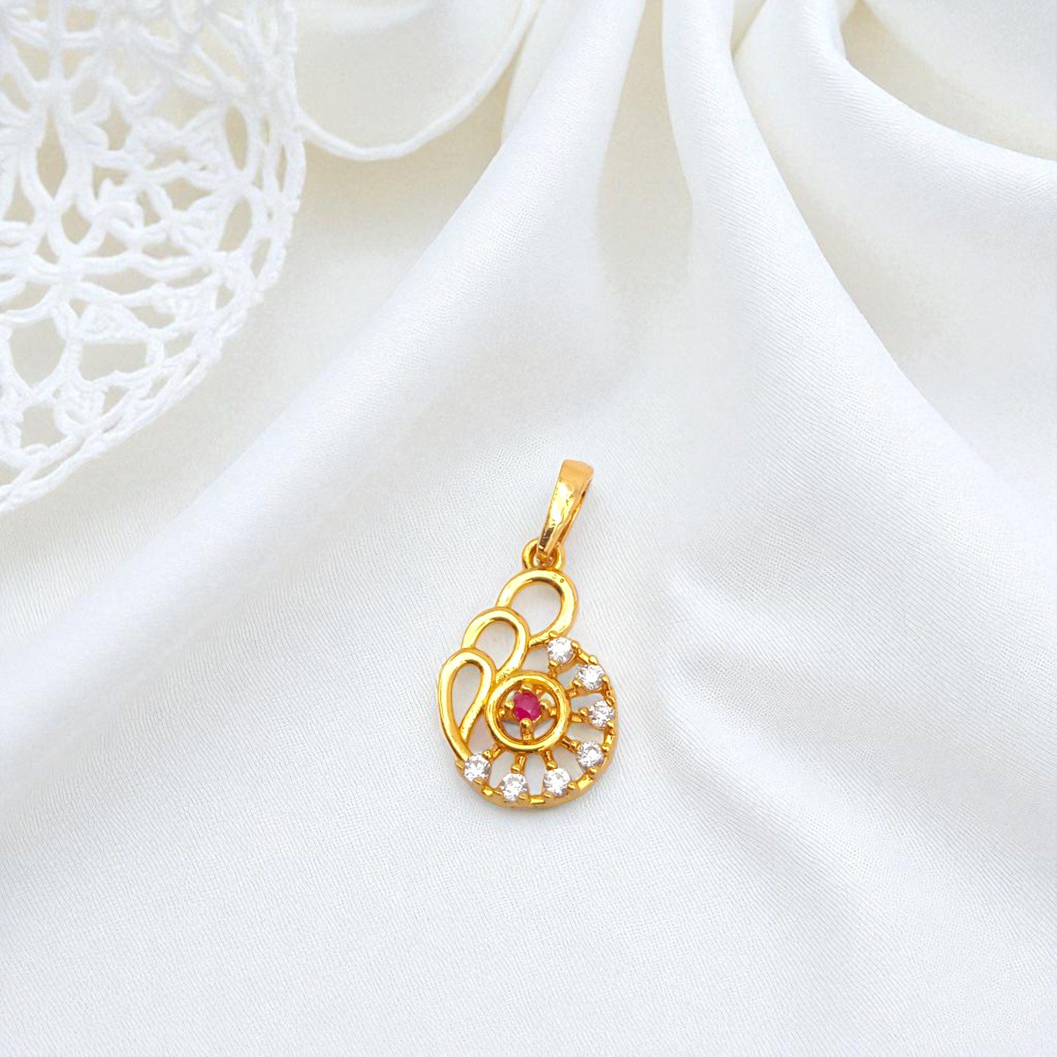 1 Gram Gold Plated Dollar/Pendant