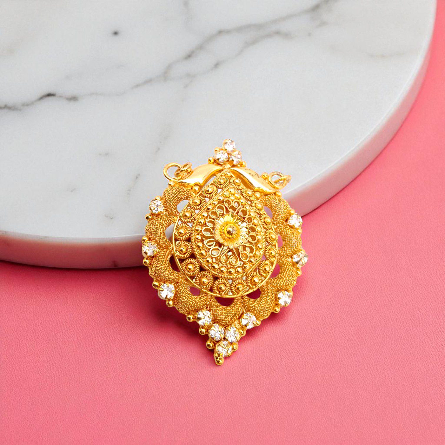 1 Gram Gold Plated Dollar/Pendant