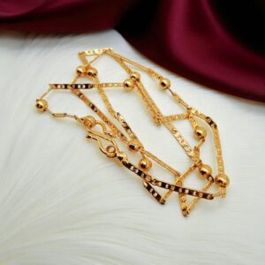 1 Gram Gold Plated Short Chain