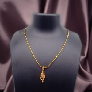 1 Gram Gold Plated Short Dollar Chain