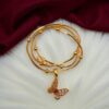 1 Gram Gold Plated Short Dollar Chain
