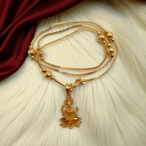 1 Gram Gold Plated Short Dollar Chain