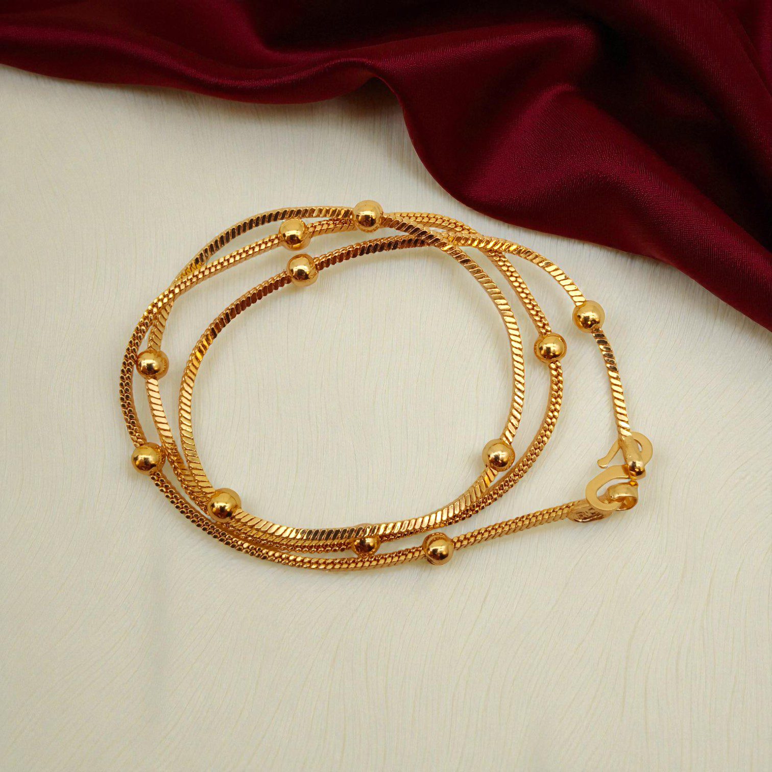 1 Gram Gold Plated Short Chain