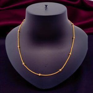 1 Gram Gold Plated Short Chain