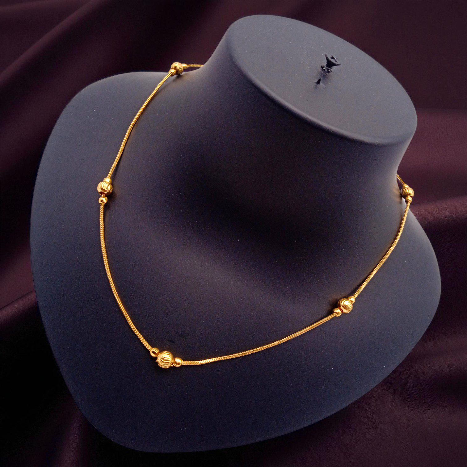 1 Gram Gold Plated Short Chain