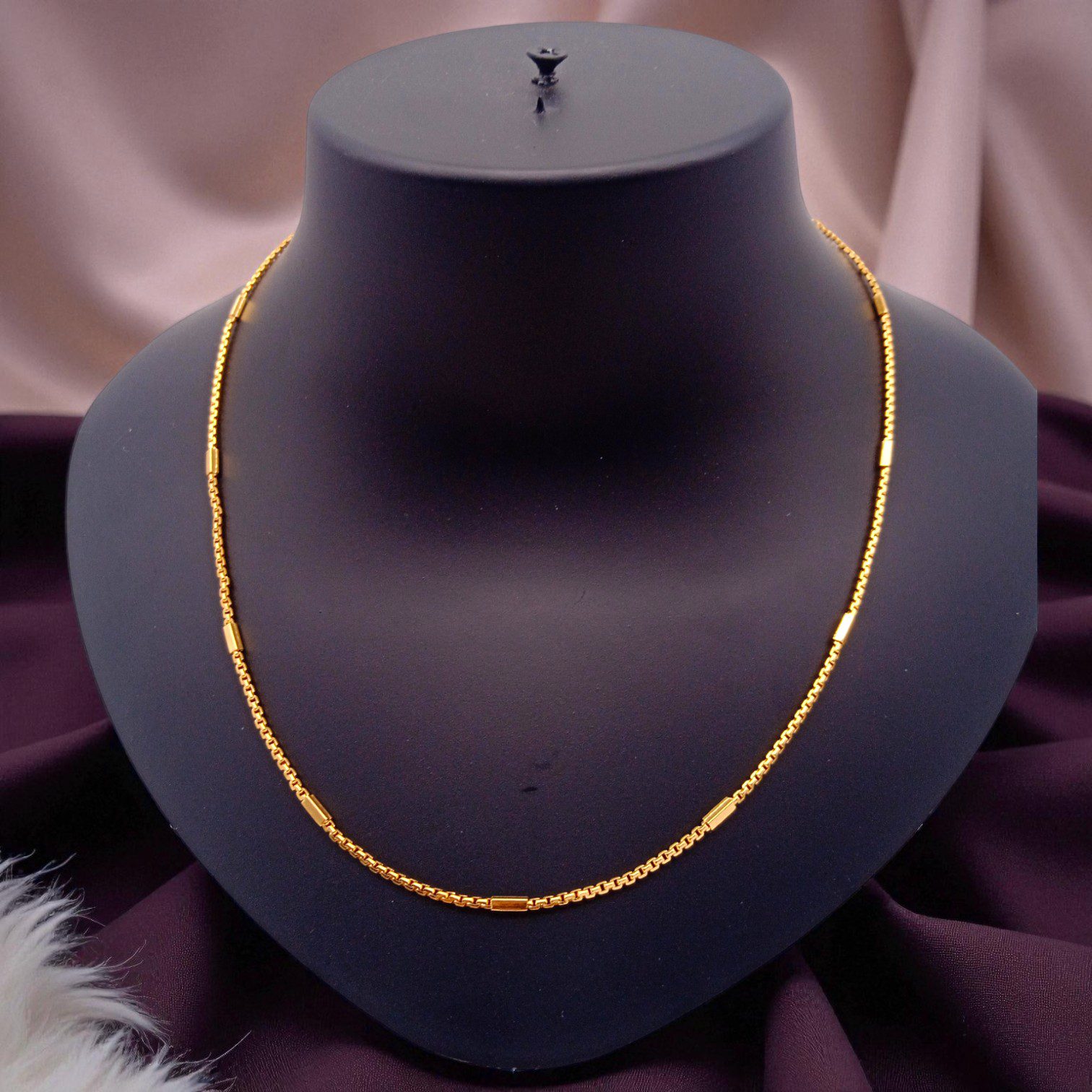 1 Gram Gold Plated Short Chain