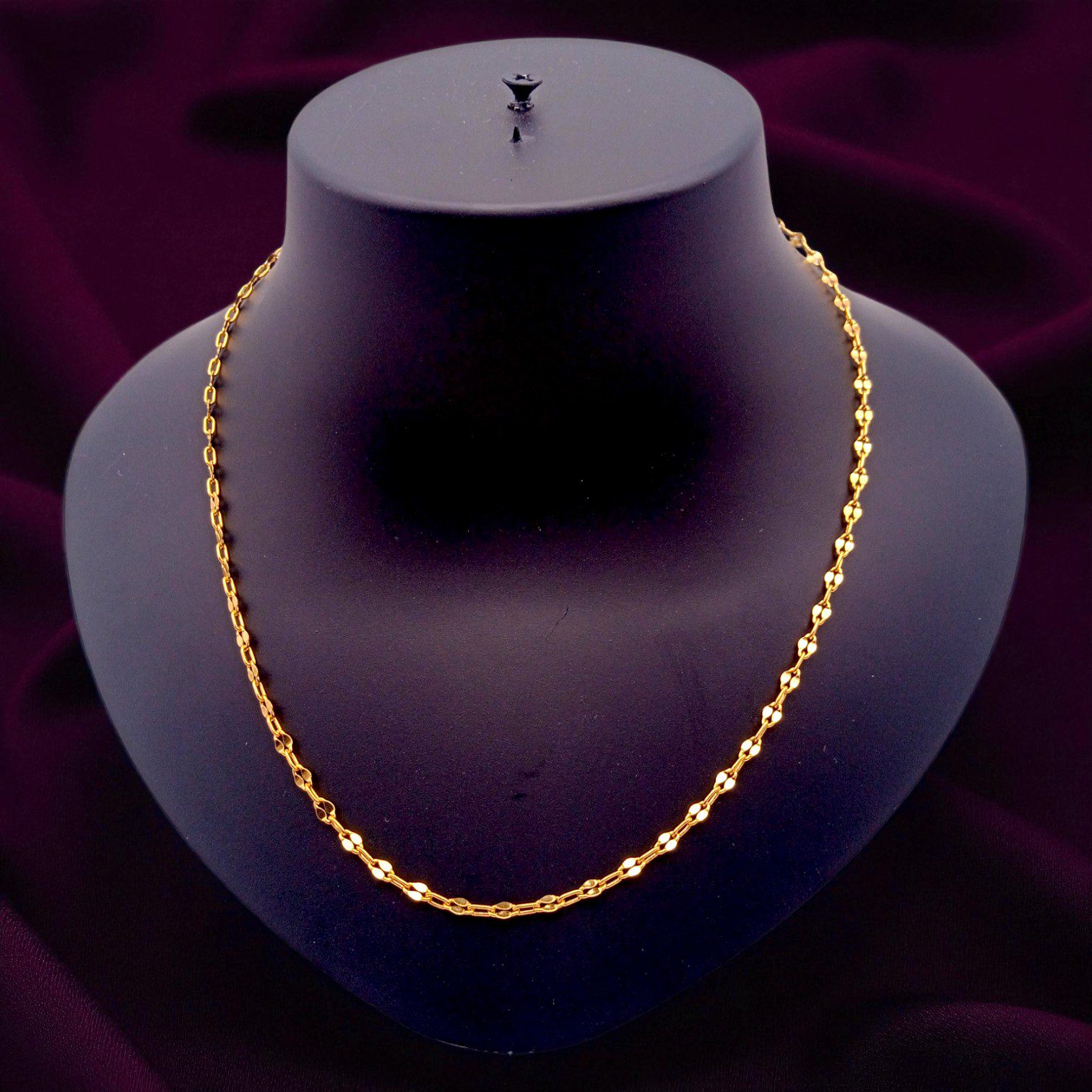 1 Gram Gold Plated Short Chain