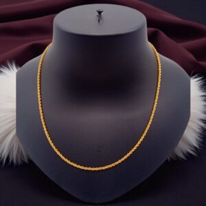 1 Gram Gold Plated Short Chain