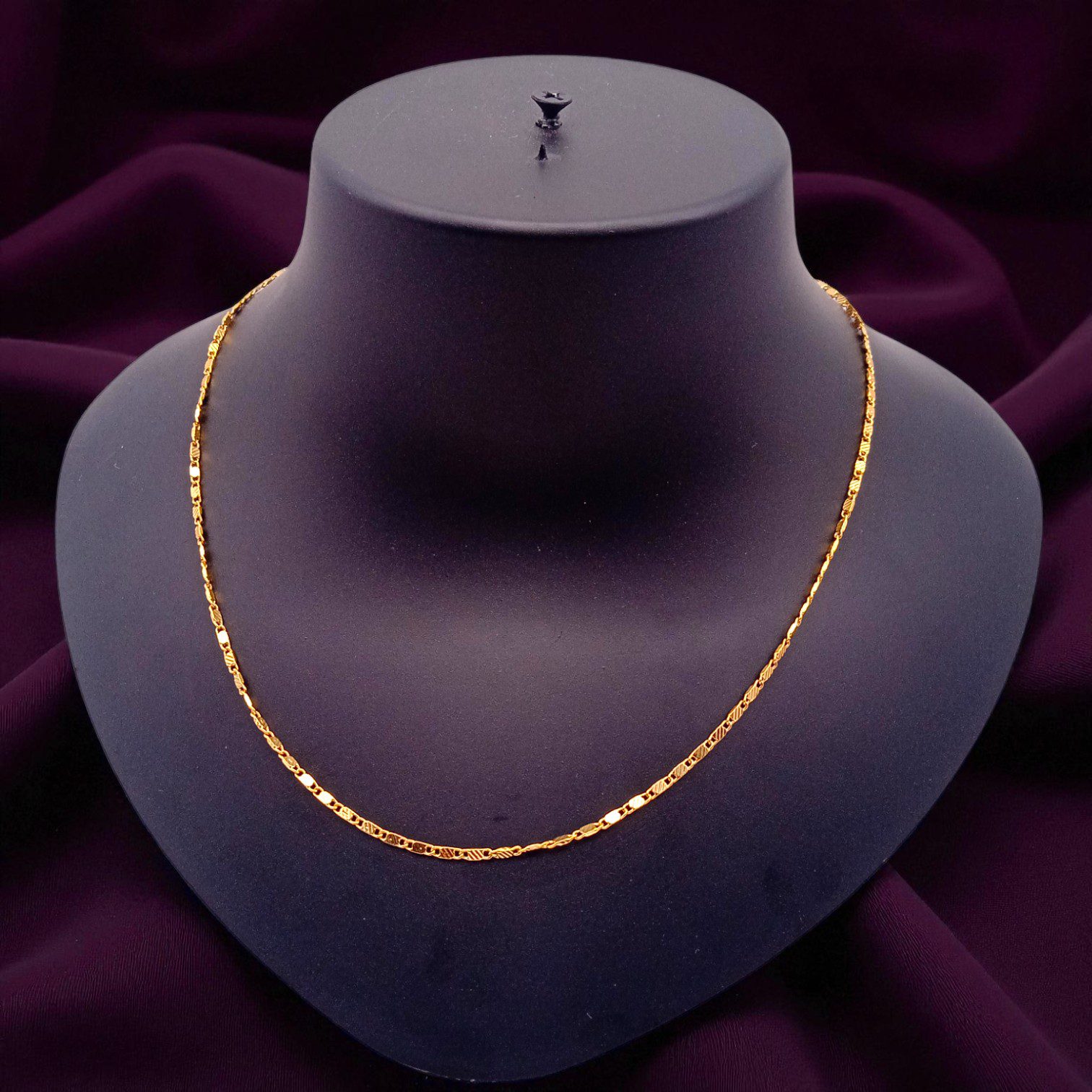 1 Gram Gold Plated Short Chain