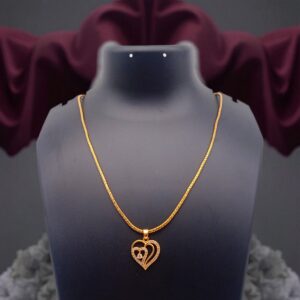 1 Gram Gold Plated Short Dollar Chain
