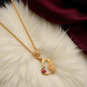 1 Gram Gold Plated Long Dollar Chain