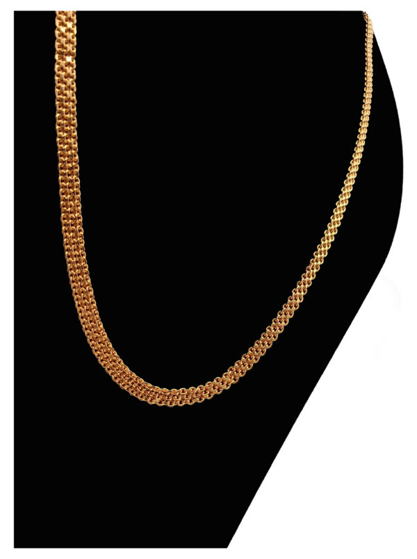 Pretty Queen – 1 Gram Gold Plated Long Chain For Women and Girls, Size – 24″ Inch, Covering Jewellery, Long Chain