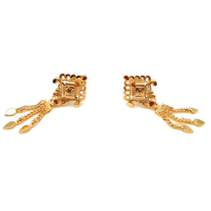 Pretty Queen - 1 Gram Gold Plated Drop Earring