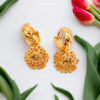 Pretty Queen - 1 Gram Gold Plated Bali/Hoop Jhumki Earring For Women & Girls, Covering Jewellery, Earrings